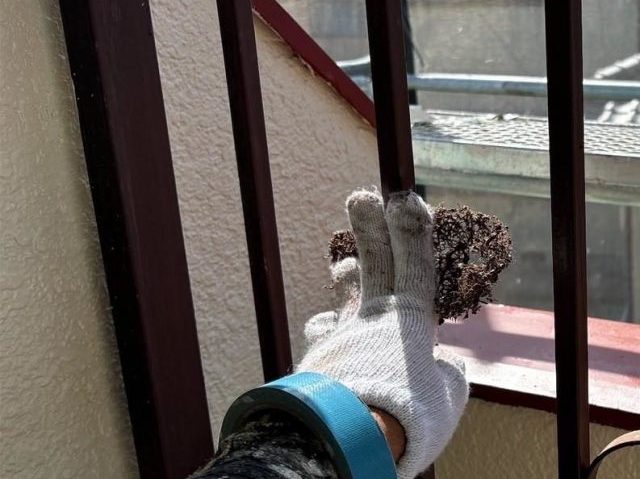 姫路市の塗装におけるケレン工程